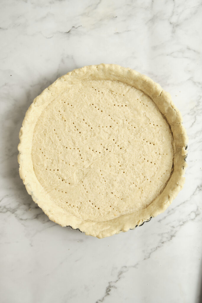 Golden flaky pie crust baked until crisp and lightly browned—perfect base for a homemade pie crust recipe.